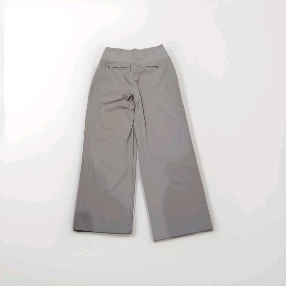 Athleta Women's Sz Medium Tan Brownstone Beige Venice High Rise Wide Leg Pant - Picture 7 of 7